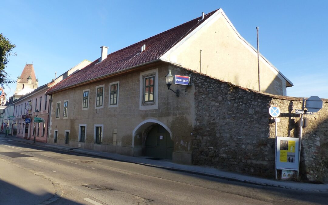 Brandschaden Polizei Marktplatz Perchtoldsdorf