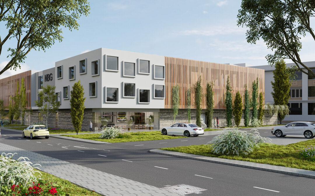 Büroneubau NBG mit Ambulanzgebäude